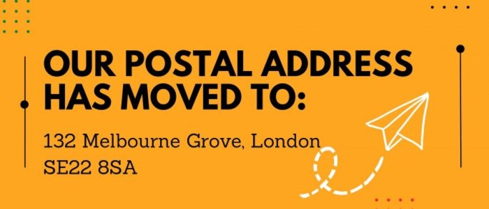 Our postal address has moved!